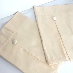 Dupioni Silk Valances NWOT, Set of 2